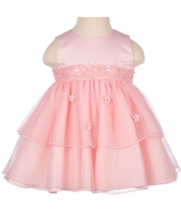 Princess Faith Full of Grace Dress with Diaper Cover (Sizes 0M - 9M) - pink, 6 - 9 months