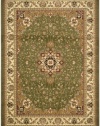 Safavieh Lyndhurst Collection LNH329B Green and Ivory Area Rug, 5-Feet 3-Inch by 7-Feet 6-Inch