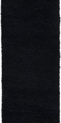 Area Rug 2x8 Runner Shag Black Color - Surya Aros Rug from RugPal