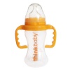 Thinkbaby BPA Free No Spill Sippy Cup, Orange/Natural, 9 Ounce