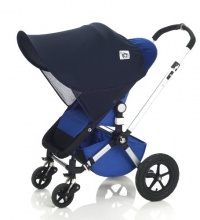 Protect-A-Bub Compact Single Sunshade With Fabric Bag In Navy