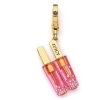 JUICY COUTURE Charm Pink Popsicle Gold Charm Rhinestone Accents YJRU2992