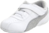 Puma Tallula Glamm V Fashion Sneaker (Toddler/Little Kid/Big Kid),White/Puma Silver/Gray/Violet,9 M US Toddler