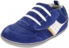 Robeez Mini Shoez Speedy Petey Pre-Walker (Infant/Toddler),Blue,6-9 Months (3 M US Infant)