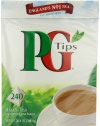 PG Tips Black Tea, Pyramid Tea Bags, 240Count Boxes (Pack of 2)