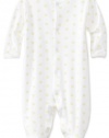 Noa Lily Unisex-Baby Newborn Duck Themed Footie, White, 9 Months