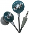 iHip NFF10200PHE NFL Philadelphia Eagles Mini Ear Buds, Green/White