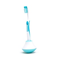 Quirky BBB-1-BLU Bobble Brush Toothbrush Stand (Blue)