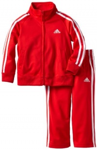 Adidas Boys 2-7 Itb Iconic Tricot Set, Bright Red, 3T