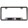 BMW Carbon Fiber Look License Plate Frame with M Logo