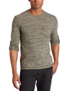 Calvin Klein Jeans Men's Long Sleeve Crewneck Flicker Jersey