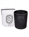 Diptyque teamed up with Virebent, a well-known porcelain manufacturer established in 1924, to make its indoor and outdoor scented candle. It chose earthenware for its rustic touch and hand-crafted look, and because it embodies and brings to life the brand emblematic oval. This four-wick Diptyque candle is made exclusively by hand,and recalls a bouquet of roses and blackcurrent leaves. Burn time is approximately 150 hours.