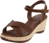 Jessica Simpson Kowloon Ankle-Strap Sandal (Little Kid/Big Kid),Brown,13 M US Little Kid