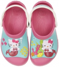 crocs 14024 Hello Kitty Clog (Toddler/Little Kid),Fuchsia/Oyster,8 M US Toddler