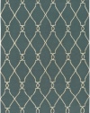 Surya Jill Rosenwald Fallon Rug, Ocean, 5' x 8'