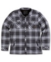 Casual style is what you're all about and O'Neill has you covered in this flannel long sleeve shirt with unique side hand pockets.