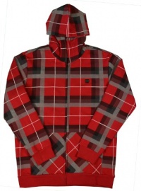 DC Shoes Boys Size (8-20) Big Pluma Plaid Hoodie (Large)