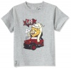 LRG - Kids Boys 2-7 Lion Vehicle Tee, Ash Heather, 4T