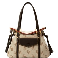 Dooney & Bourke Signature Jacquard The Smith Bag, Black