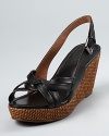 Corso Como Wedges - Eugenia Strappy Slingback