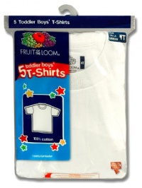 Fruit of the Loom Boys 2-7 Toddler Crew Tee 5-Pack