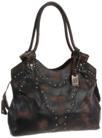 Frye Vintage Stud Shoulder Bag,Black,One Size