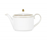 Vera Wang by Wedgwood Golden Grosgrain 1.4-Pint Teapot