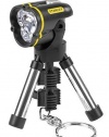 Stanley 95-113 Mini Tripod Keychain LED Flashlight, Color May Vary