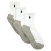 Polo Ralph Lauren boys Grey Sole crew socks 3pairs - 4-7 (shoe size 10-13)