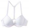 Maidenform Girls 7-16 Flex T-Back Front Closure Bra, White, 34A