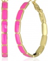 Kate Spade New York Park Guell Pink Hoops Earrings