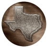 Set of Four State of Texas Drink Coasters