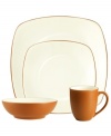 Make everyday meals a little more fun with Colorwave place settings from Noritake. Mix and match sleek square dinnerware in terra cotta and white with other shapes and shades for a tabletop that's endlessly stylish.