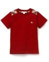 A classically iconic tee for little ones, à la Burberry.