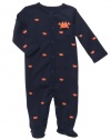 Carters Crab Snap Up Sleep & Play NAVY 9 Mo