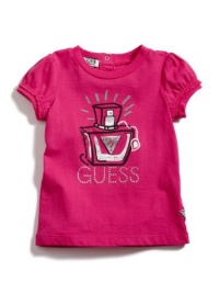 Guess Makes Scents T-Shirt (Sizes 2T - 4T) - dark pink, 3t