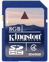 Kingston 8 GB Class 4 SDHC Flash Memory Card SD4/8GB