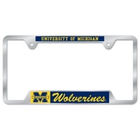 NCAA Michigan Wolverines Metal License Plate Frame