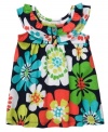 She'll be feeling sunny and fun in this adorable floral dress from Carter's.