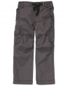 Prepare him for a fun-filled day at the playground with these comfy cargo pants from Carter's.