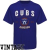 Chicago Cubs Retro Vintage Cooperstown Barney Blue T-Shirt