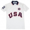 Polo Ralph Lauren Men Custom Fit Big Logo USA Polo T-shirt - Olympic Team London 2012 (L, White/navy/red)