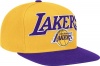 NBA Los Angeles Lakers Wool Blend Adjustable Snapback Hat, One Size,Yellow