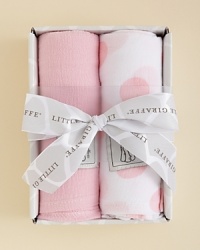 Swaddle, snuggle and shade with this pair of soft muslin blankets.