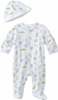 Little Me Baby-Boys Newborn Fun Safari Footie