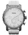 Fossil's Nate collection highlights sporty watches designed for the adventurous man.