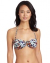 OndadeMar Women's Persia Bandeau, Animal Print, Small