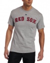 MLB Boston Red Sox Official Wordmark Short Sleeve Basic Tee Men's