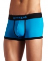 Papi Men's Scotties Solid Brazilian Brief, Blue Rain, Small