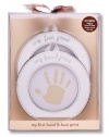 Carter's Hand and Foot Print Keepsake, Silver